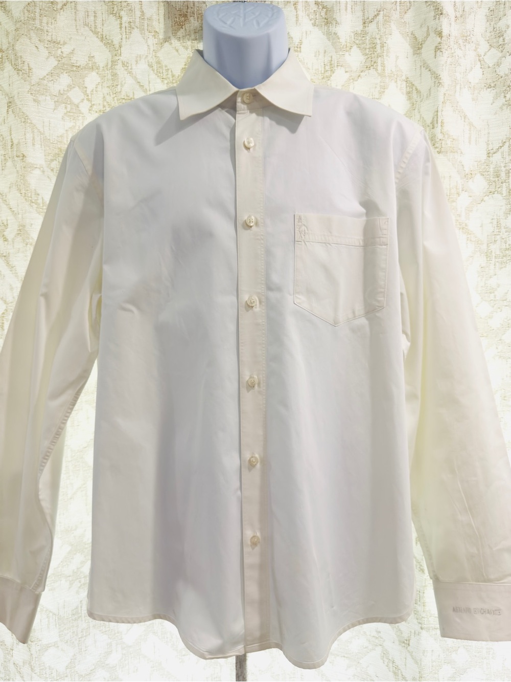 Armani Exchange A/X Men’s White Button Down Dress Shirt Regular Fit Size L - Picture 2 of 15